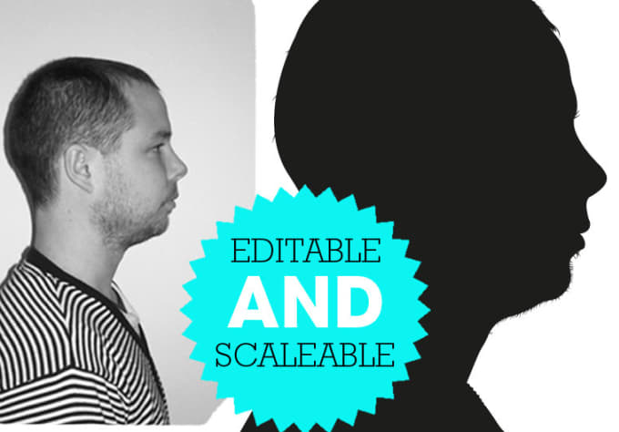 680x474 Convert Your Side Profile Photo To An Editable, Scalable