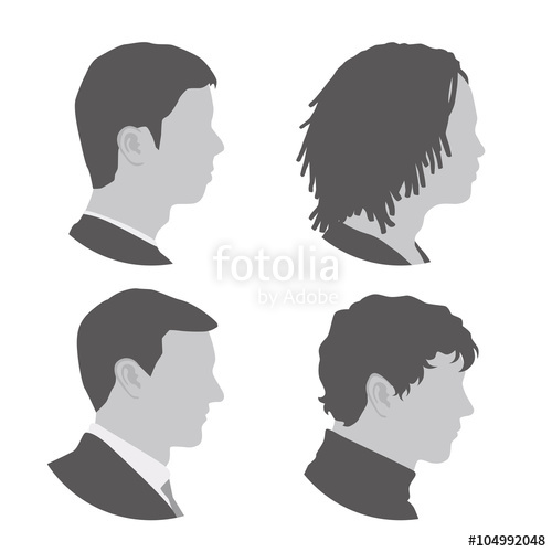 500x500 Face Profile Icon