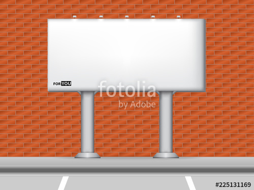 500x375 Billboard On The Sidewalk Stock Image And Royalty Free Vector