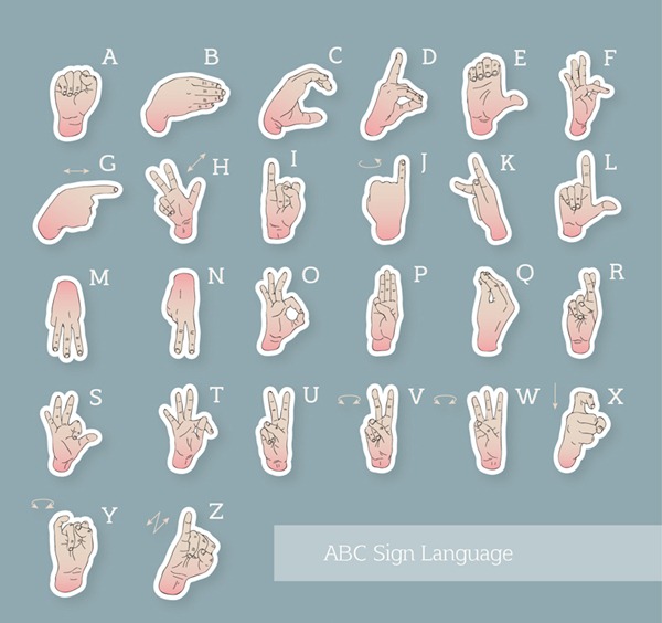 Sign Language Vector