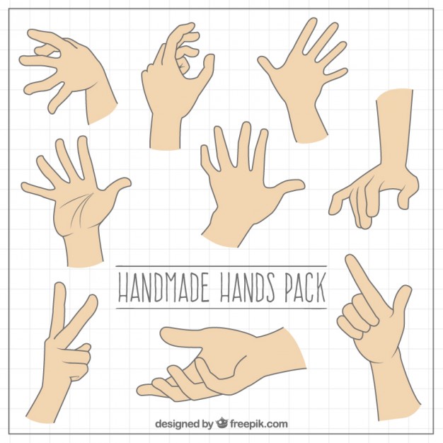 626x626 Sign Language Pack Vector Free Download