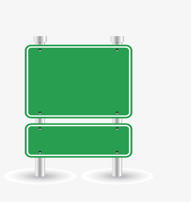 650x685 Large Green Road Sign Vector, Hd, Vector