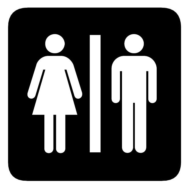 660x660 Restroom Vector Sign