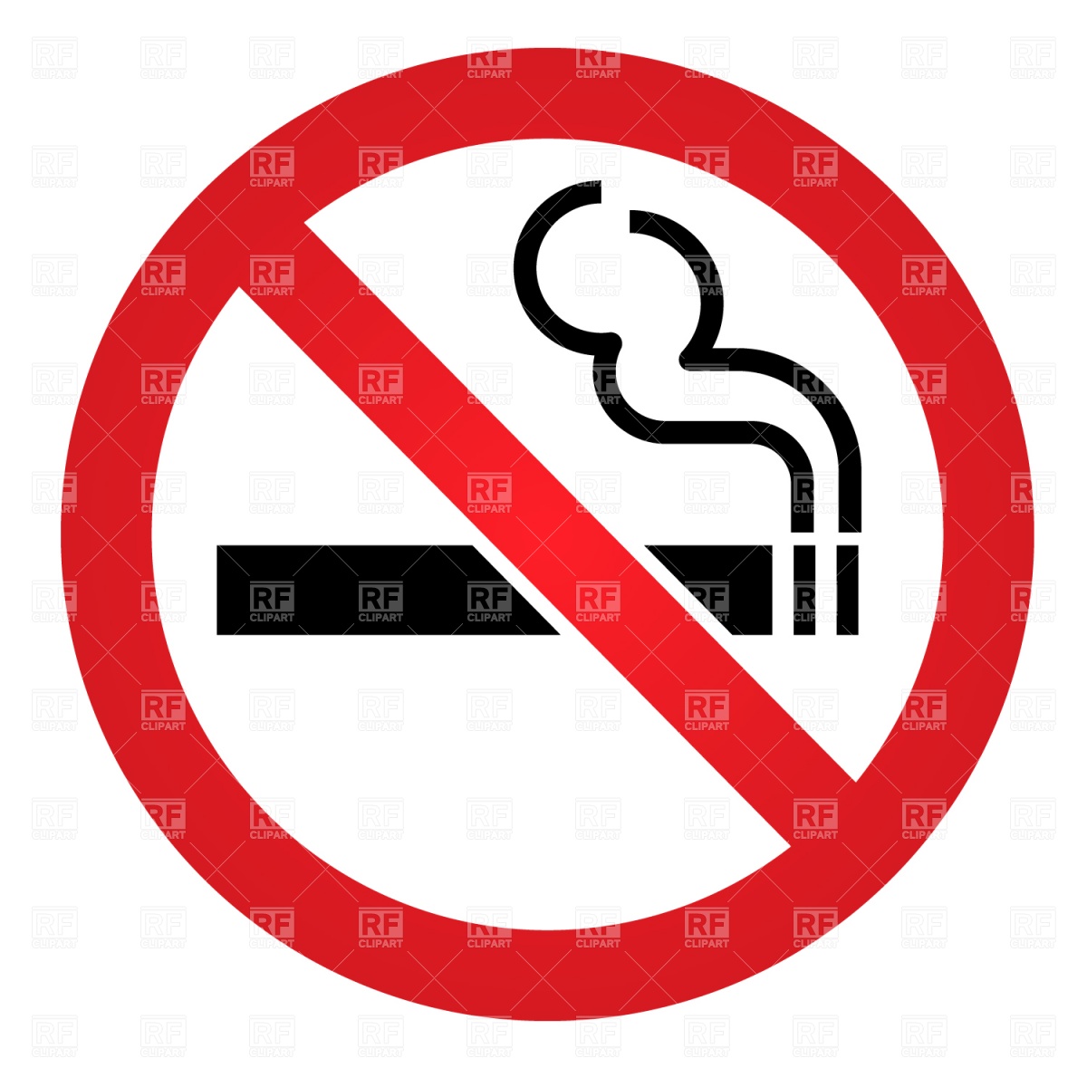 1200x1200 Generic No Smoking Sign Vector Image Of Signs, Symbols, Maps