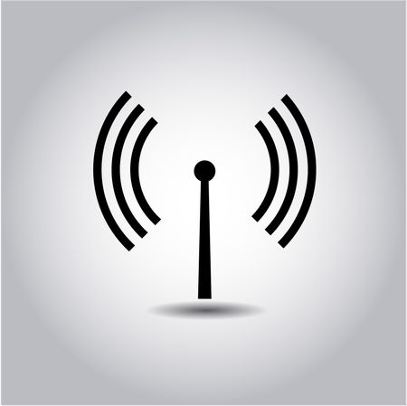 450x449 Antenna Signal Icon Vector Symbol Flat App Freestock Vectors
