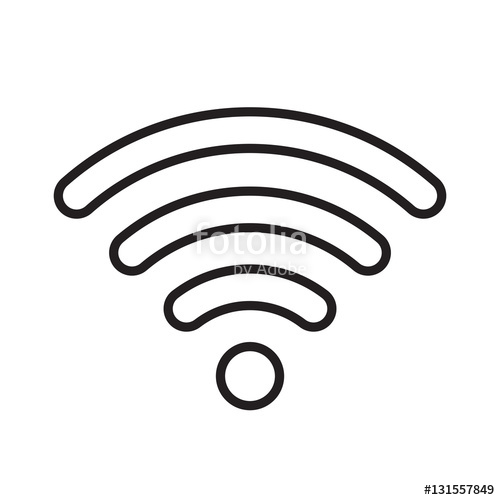 500x500 Wifi Signal Icon Transparent Vector Stock Image And Royalty Free