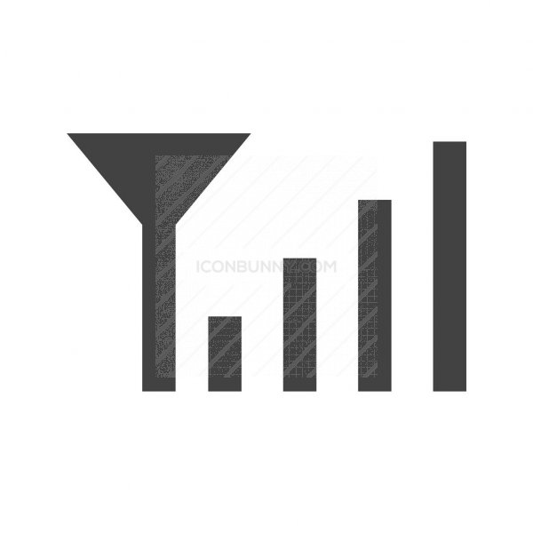 600x600 Mobile Signal Strength Glyph Icon