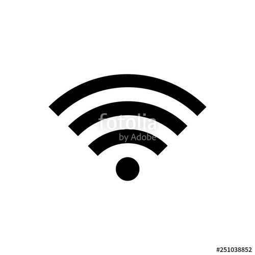 500x500 Wifi Icon Signal Vector Icon Wireless And Wifi Icon Or Sign