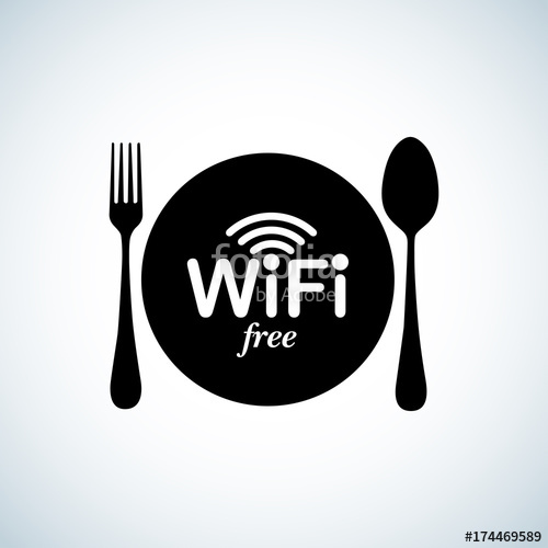 500x500 Wifi Zone Sticker Free Wifi Signal Vector Signs Wifi Hotspot