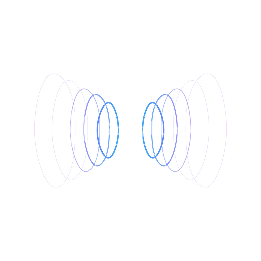 1000x1000 Wifi Sound Signal Connection, Sound Radio Wave Logo Symbol Vector
