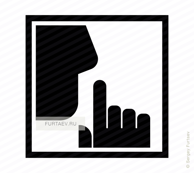 620x553 Keep Silence Vector Icon