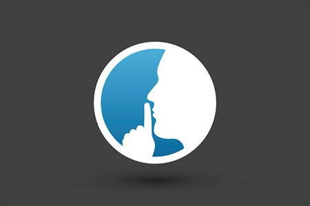 450x300 Silence Vector Icon Rismedia