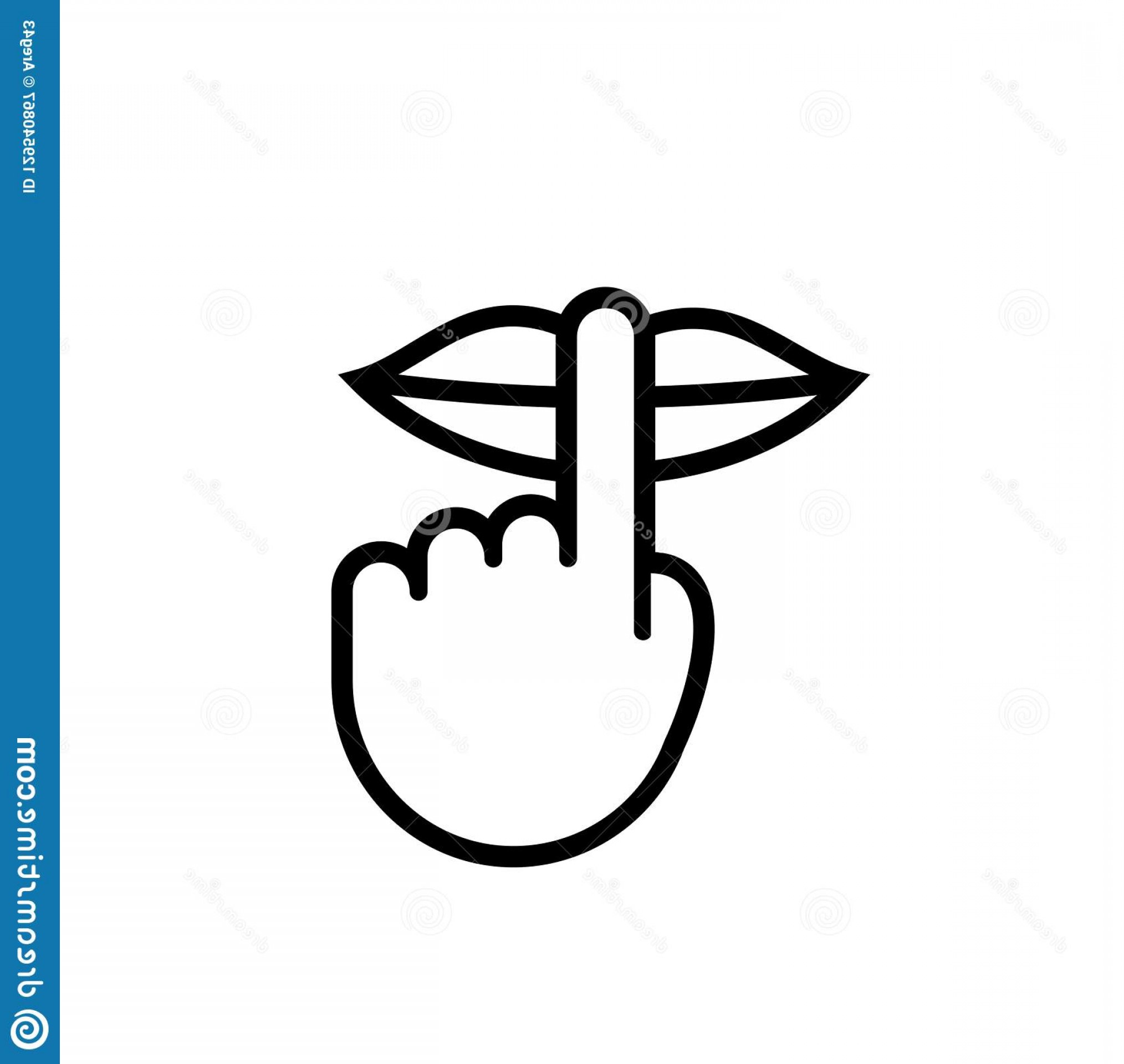 2028x1920 Keep Silence And Be Quiet Lips Finger Silent Sign Vector Icon
