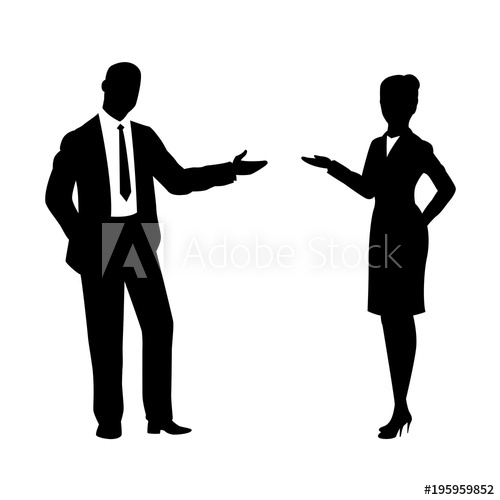 500x500 Silhouette Businessman, Vector