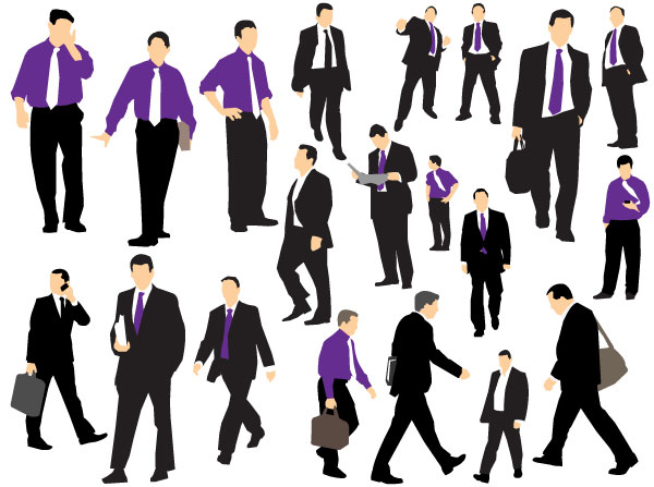 600x447 Business Man Silhouette Vector Download Free Vector Art Free