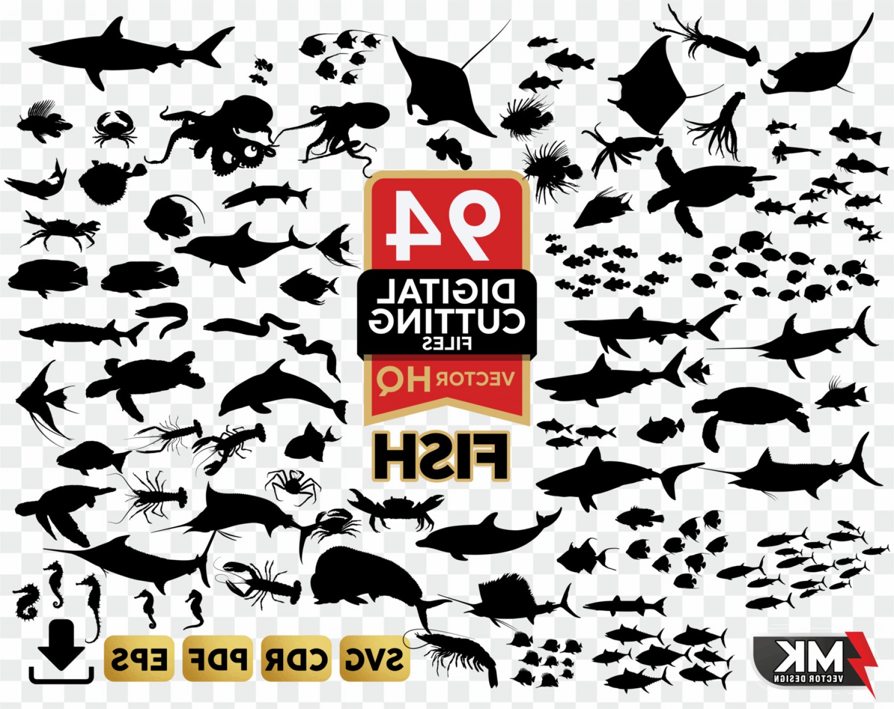 1800x1428 Fish Silhouette Clipart Vinyl Silhouette