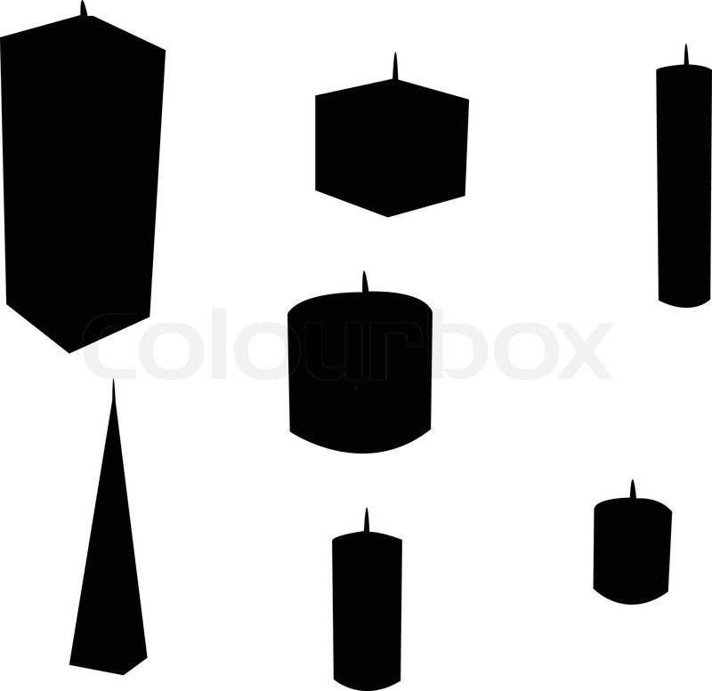 800x777 Candles Silhouette