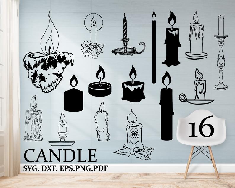 794x635 Candle Candle Candle Clipart Birthday Candle Etsy