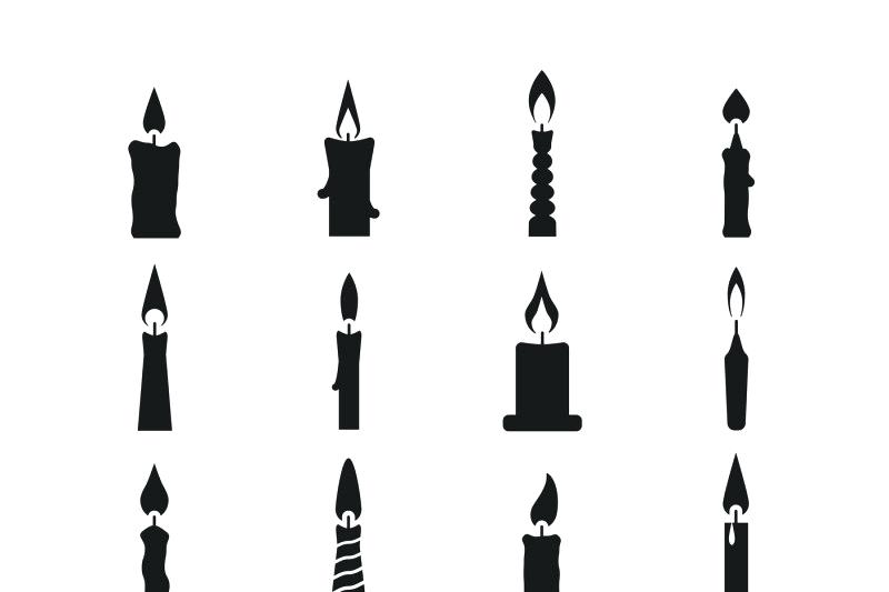 800x533 Birthday Candle Silhouette