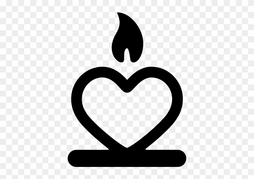 840x593 Candle With A Heart Vector