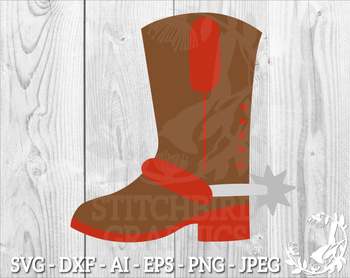 Silhouette Cowboy Boot Vector at Vectorified.com | Collection of ...