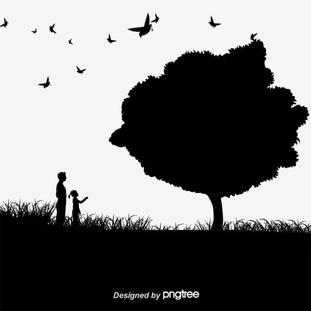Download Free Png Black Trees Silhouette Figures Vector, Black 640x640 Download Free Png Black Trees Silhouette Figures Vector, Black