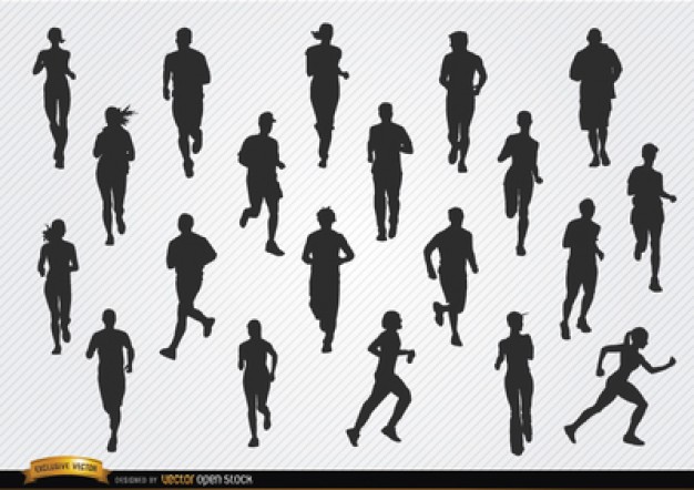 People Sports Figures Vector Silhouettes Vector Free Download 626x442 People Sports Figures Vector Silhouettes Vector Free Download