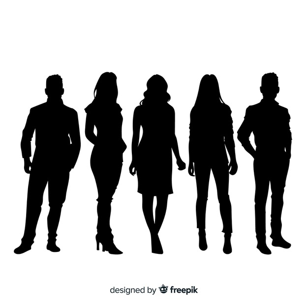 Silhouettes Vectors, Free In Format 626x626 Silhouettes Vectors, Free In Format