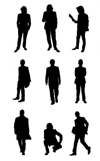 Silhouette People 391x626 Silhouette People