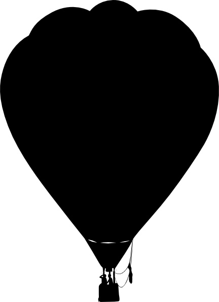 Clue Hot Air Balloon Outline Silhouette Clip Art Free Vector 432x595 Clue Hot Air Balloon Outline Silhouette Clip Art Free Vector