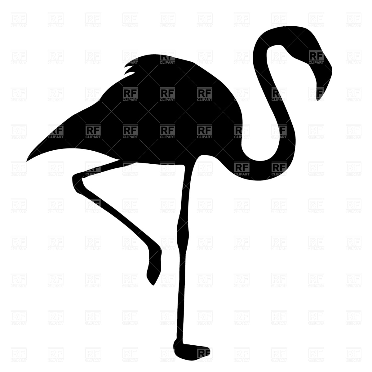 1200x1200 Flamingo Silhouette Vector Image Of Plants And Animals Prague