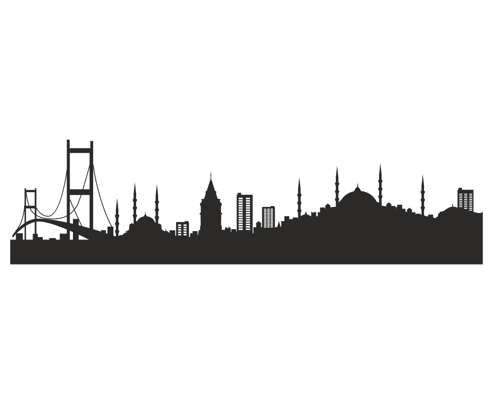 1000x820 Istanbul Silhouette Vector Art Free Vector Cdr Download