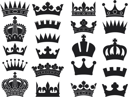 485x368 Crown Silhouette Vector Free Vector Download