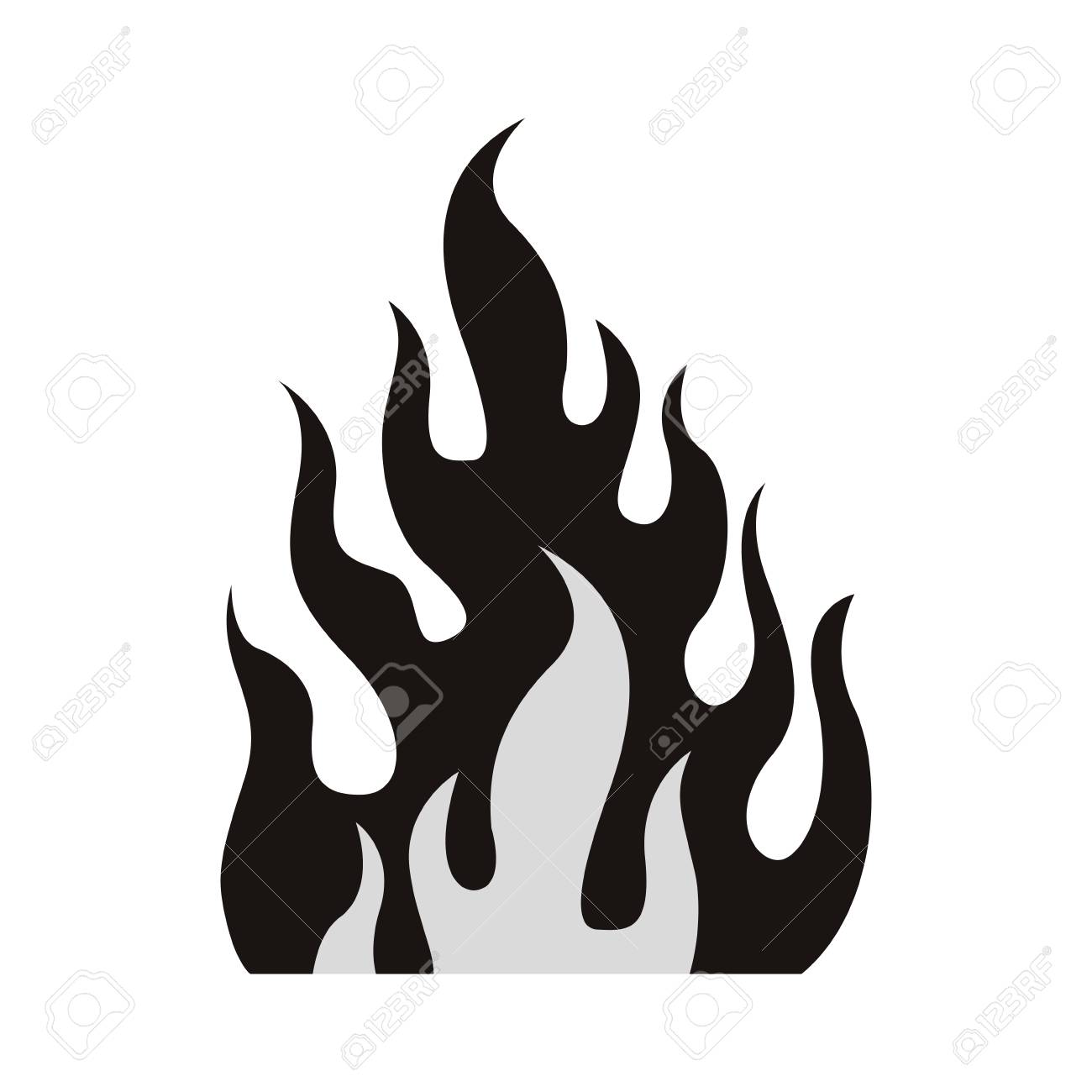 1300x1300 Collection Of 'flame Silhouette Vector' Download More Than
