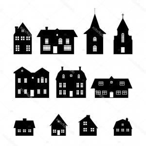 Download Silhouette Village Vector at Vectorified.com | Collection of Silhouette Village Vector free for ...