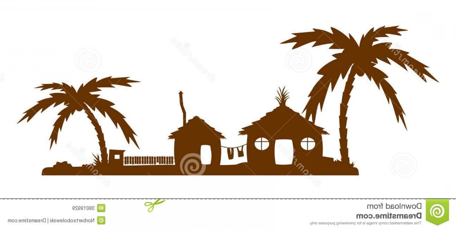 Royalty Free Stock Images Tropical Village Silhouette Buildings 1560x786 Royalty Free Stock Images Tropical Village Silhouette Buildings