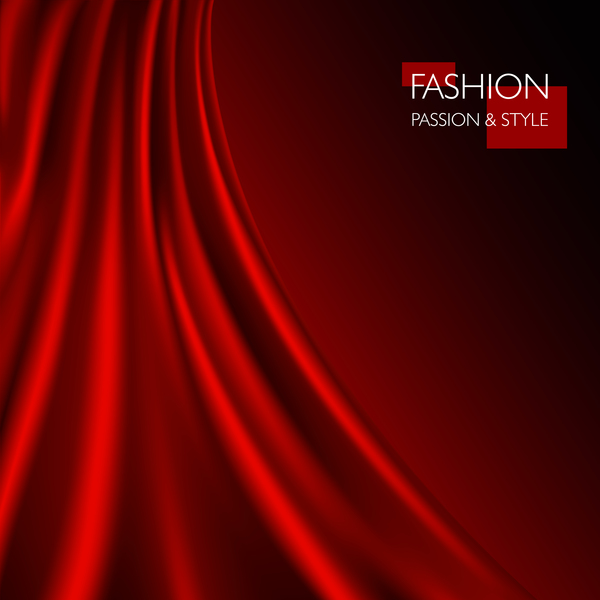 600x600 Red Smooth Silk Background Vector Free Download