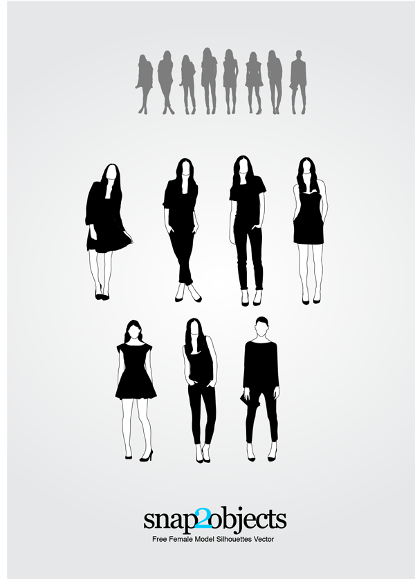 600x838 Siluetas De Modelos Femeninos Queque Bodas En Siluetas De