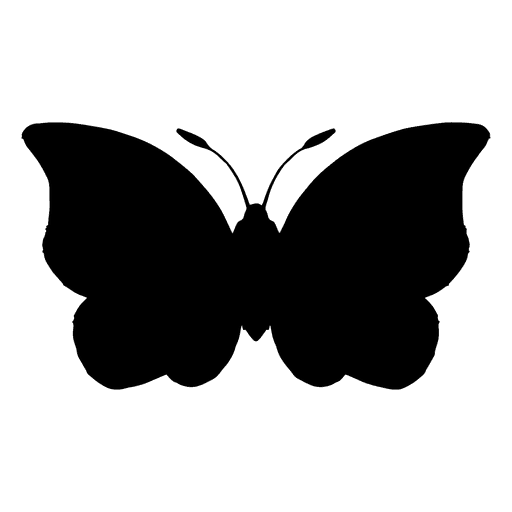 512x512 Mariposa Silueta Vector