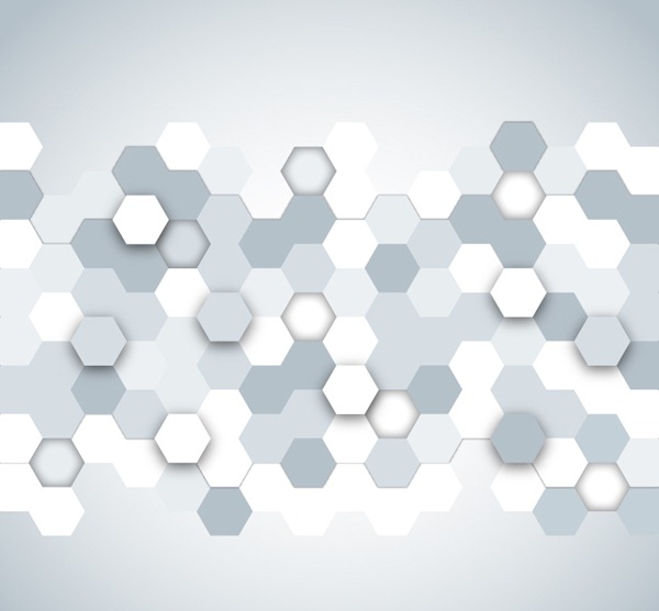 600x556 Silver Hexagonal Honeycomb Background Vector Graphics My Free