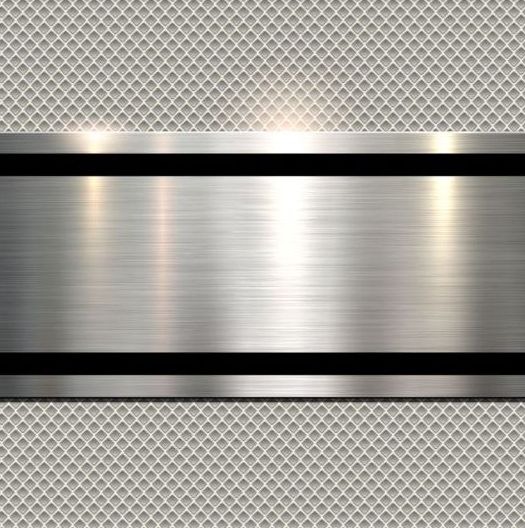 525x528 Silver With Black Metal Plate Background Vector Download My