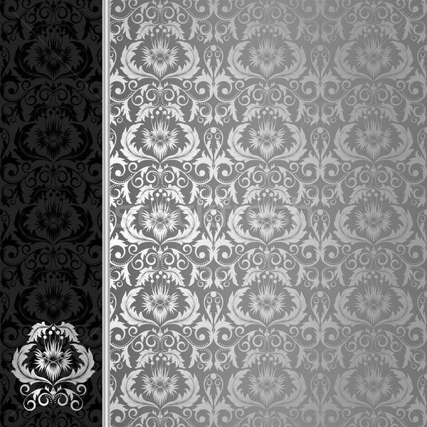 600x600 Black And Silver Background Vector Illustration Elena Garbar