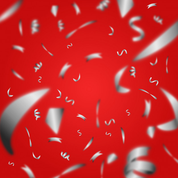 626x626 Defocused Silver Confetti Vector Premium Download