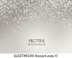 239x194 Free Art Print Of Festive Silver Sparkle Background Glitter
