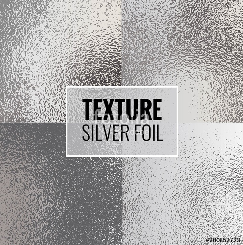 Set Of Shiny Silver Foil Textures Silver Background Template 497x500 Set Of Shiny Silver Foil Textures Silver Background Template
