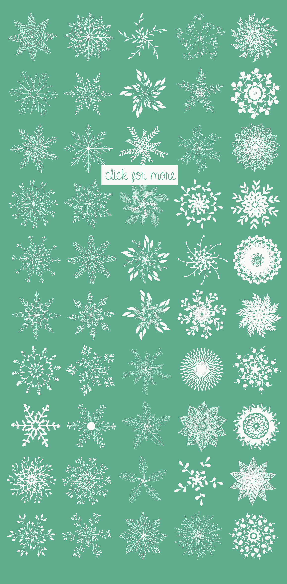 Snowflake Vector Bundle Gold Foil, Silver Foil White 1160x2359 Snowflake Vector Bundle Gold Foil, Silver Foil White
