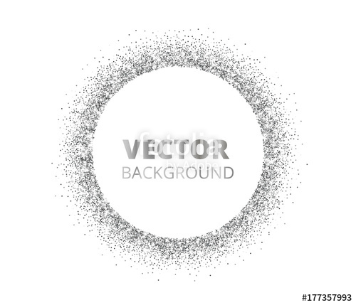 Festive Silver Sparkle Background Glitter Border, Circle Spotted 500x429 Festive Silver Sparkle Background Glitter Border, Circle Spotted