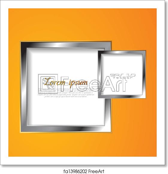 Free Art Print Of Abstract Vector Squares With Silver Frame 561x581 Free Art Print Of Abstract Vector Squares With Silver Frame
