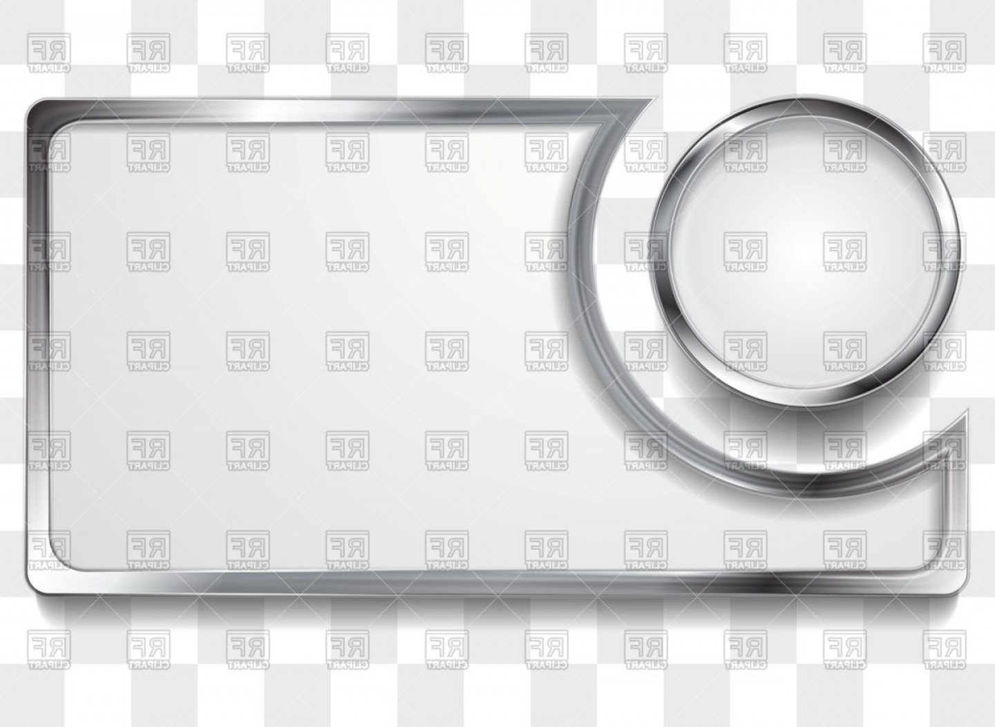 Metal Silver Frame And Circle Vector Clipart Soidergi 1440x1052 Metal Silver Frame And Circle Vector Clipart Soidergi