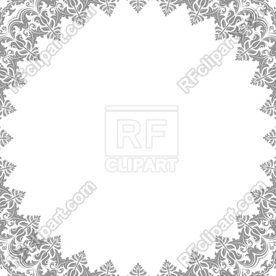 Oriental Round Silver Frame With Arabesques And Floral Elements 400x400 Oriental Round Silver Frame With Arabesques And Floral Elements